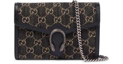 gucci black denim crossbody|gucci crossbody bloomingdale's.